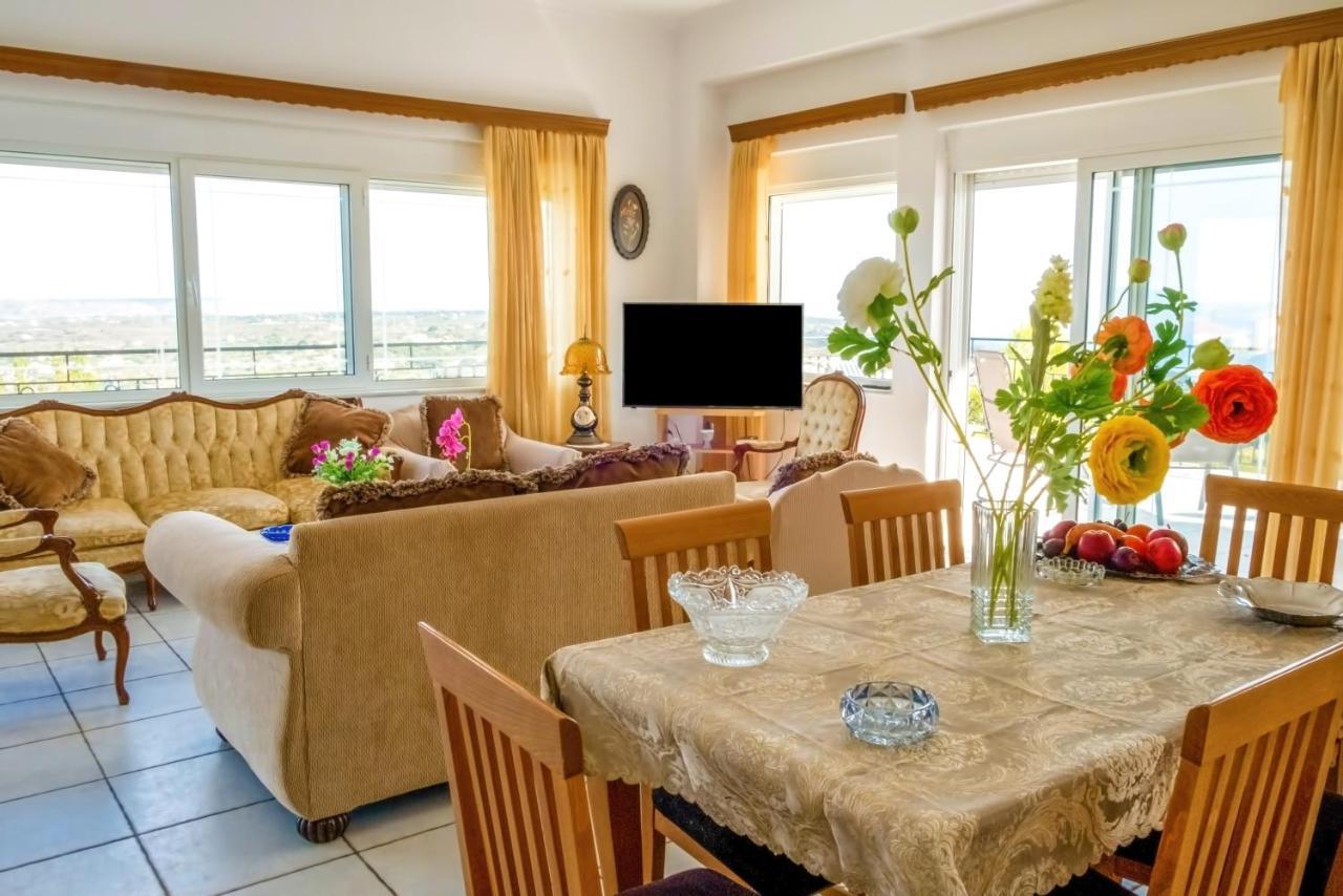 Villa Afroditi In Chania Near Airport With Private Pool, Free Wi-Fi, Souda Bay Views, Garden Oasis Kounoupidhianá Extérieur photo