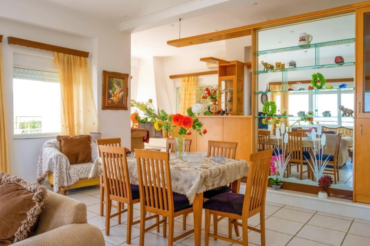 Villa Afroditi In Chania Near Airport With Private Pool, Free Wi-Fi, Souda Bay Views, Garden Oasis Kounoupidhianá Extérieur photo